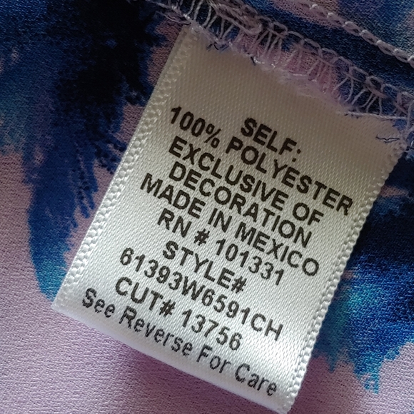 Charlotte Russe Palm Tree Top with Fringe Size M - Picture 7 of 8